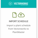 Import Schedule from Vectorworks button